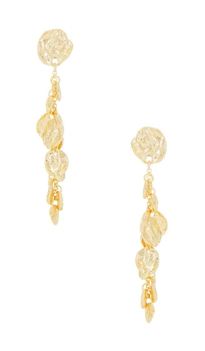 Amber Sceats Yasmin Earrings In 金色