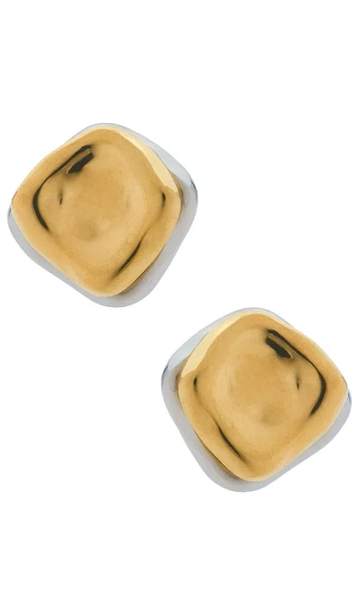 Amber Sceats Zylan Stud Earrings In Gold