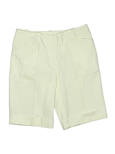 Pre-owned Amber Sun Khaki Shorts In White