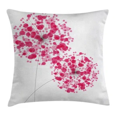 Ambesonne Abstract Dandelion Artwork Pillow Cover