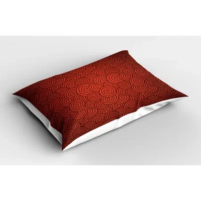 Ambesonne Abstract Sham In Red