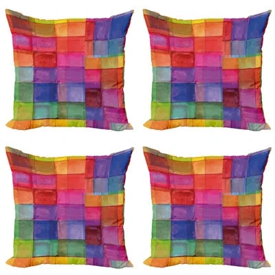 Ambesonne Abstract Square Pillow Cover