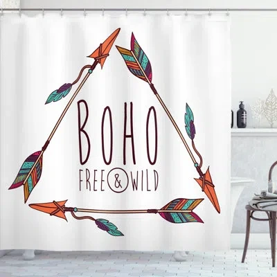 Ambesonne Arrow Shower Curtain Set + Hooks