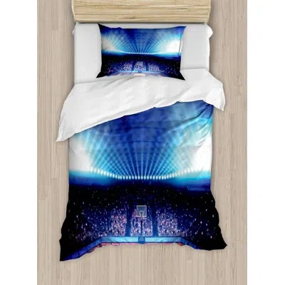 Ambesonne Basketball Duvet Cover Set In Blue