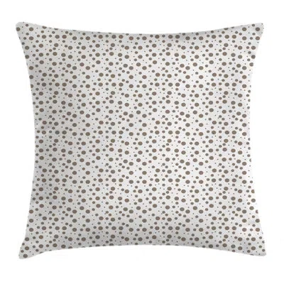 Ambesonne Big Small Drops Spots Square Pillow Cover