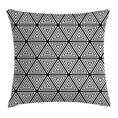 Ambesonne Bohemian Triangles Minimalist Pillow Cover