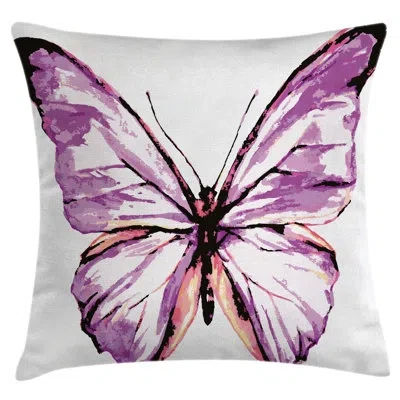 Ambesonne Butterfly Designs Wings Moth Indoor / Outdoor 40" Throw Pillow Cover