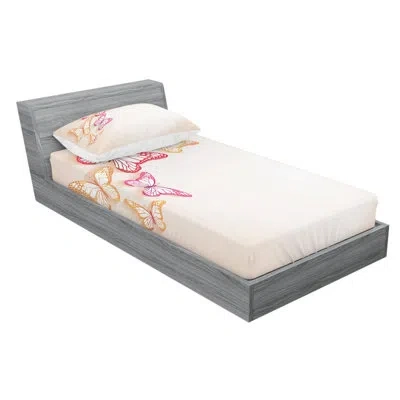 Ambesonne Butterfly Microfiber Sheet Set In Ivory