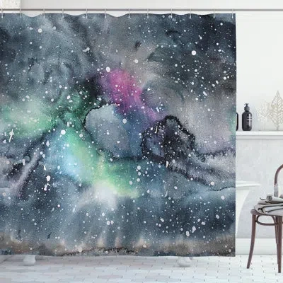 Ambesonne Celestial Cosmic Single Shower Curtain