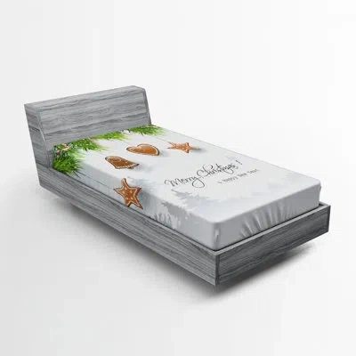 Ambesonne Christmas Fitted Sheet