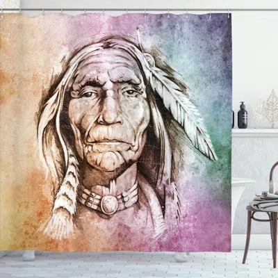Ambesonne Colorful Shower Curtain Set + Hooks