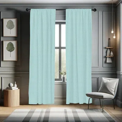 Ambesonne Curvy Lines Bubbles Semi-sheer Rod Pocket Sliding Panel