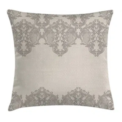 Ambesonne Delicate Lace Like Square Pillow Cover