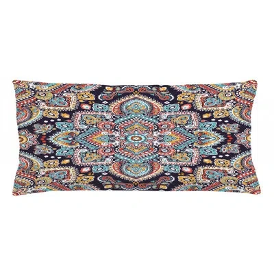 Ambesonne Ethnic Indoor / Outdoor Floral Lumbar Pillow Cover