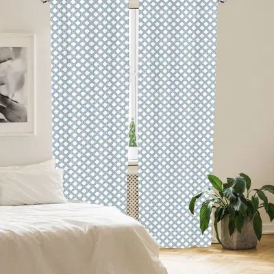 Ambesonne European Geometric Semi-sheer Rod Pocket Sliding Panel
