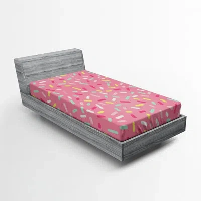 Ambesonne Fall Floral / Flower Fitted Sheet In Geometric