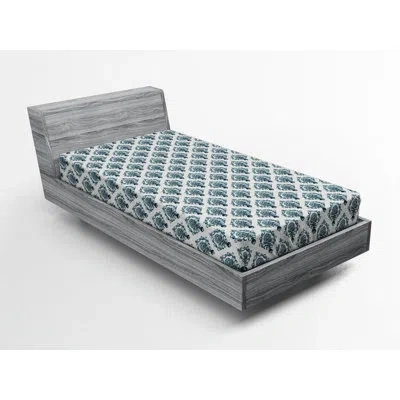 Ambesonne Fitted Sheet In Blue