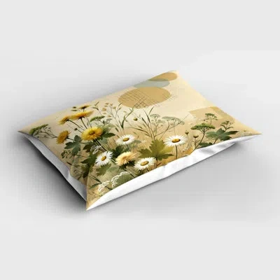 Ambesonne Floral Microfiber Sham In Blue