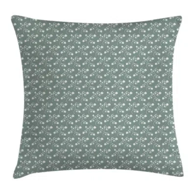 Ambesonne Floral Tulip Twigs Buds Square Pillow Cover