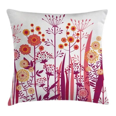 Ambesonne Flower Indoor / Outdoor 26" Throw Pillow Cover