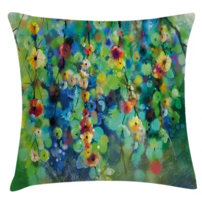 Ambesonne Flower Indoor / Outdoor 40" Throw Pillow Cover