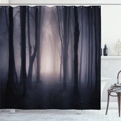 Ambesonne Forest Shower Curtain Set + Hooks