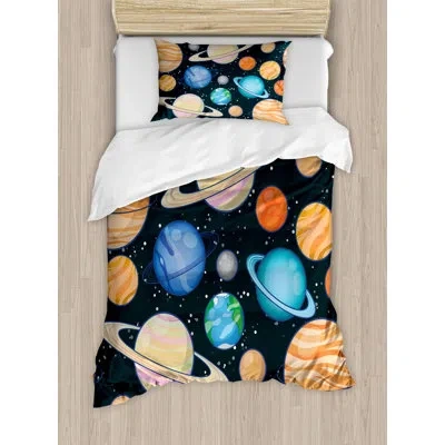 Ambesonne Galaxy Duvet Cover Set