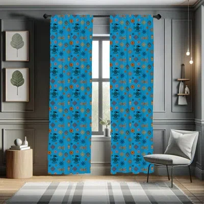 Ambesonne Gecko Semi-sheer Rod Pocket Sliding Panel