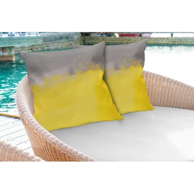 Ambesonne Grunge Brushstrokes Street Wall Square Pillow Cover