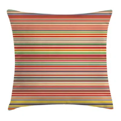 Ambesonne Horizontal Stripes Cushion Pillow Cover