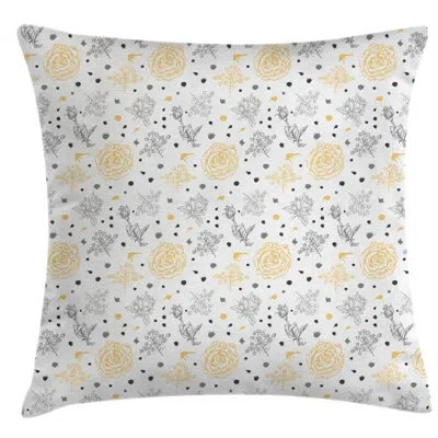 Ambesonne Indoor / Outdoor Floral 26" Throw Pillow Cover