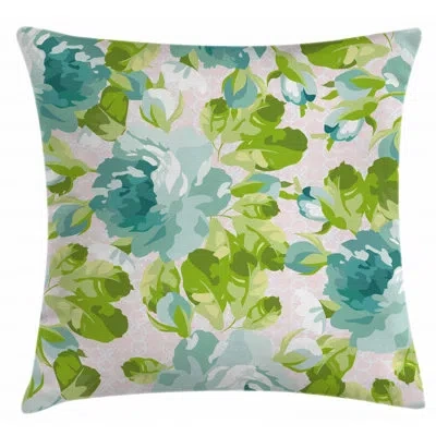Ambesonne Indoor / Outdoor Floral 26" Throw Pillow Cover