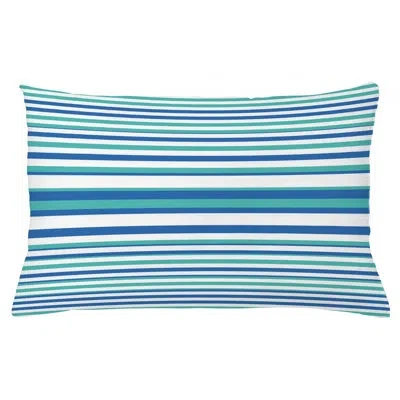 Ambesonne Indoor / Outdoor Striped Lumbar Pillow Cover