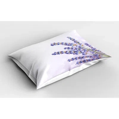 Ambesonne Lavender Sham In Gray;purple