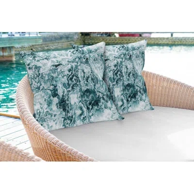Ambesonne Marble Abstract Stylized Retro Square Pillow Cover