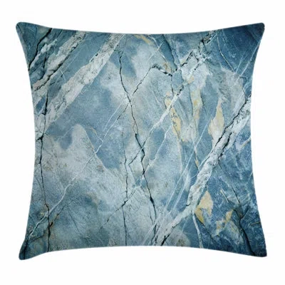 Ambesonne Marble Granite Stone Artistic Square Pillow Cover
