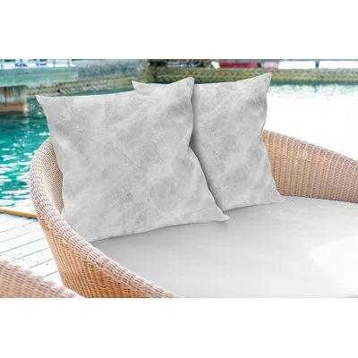 Ambesonne Marble Soft Pastel Onyx Effects Square Pillow Cover