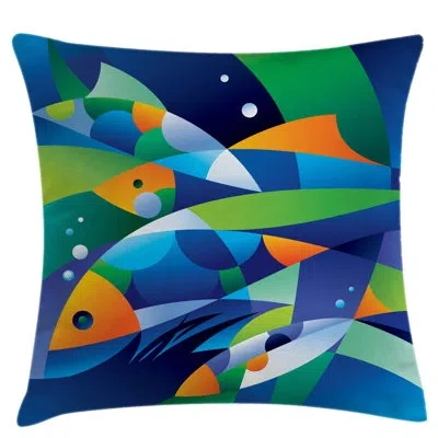 Ambesonne Ocean Indoor / Outdoor Abstract 28" Throw Pillow Cover