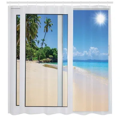 Ambesonne Ocean Shower Curtain Set + Hooks