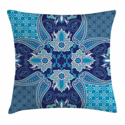 Ambesonne Persian Eastern Moroccan Design Square Pillow Cover