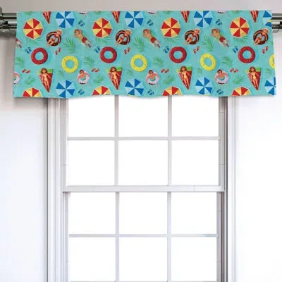 Ambesonne Pool Party 54" Window Valance