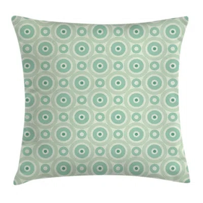 Ambesonne Retro Circles Geometric Square Pillow Cover
