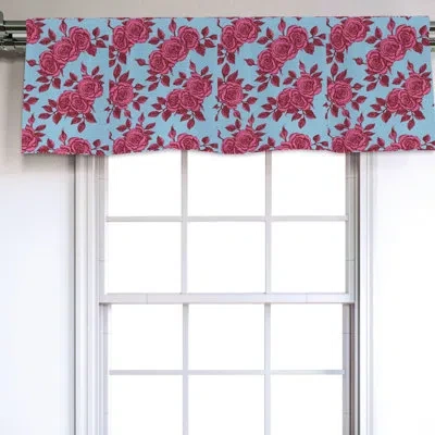Ambesonne Rose 54" Window Valance