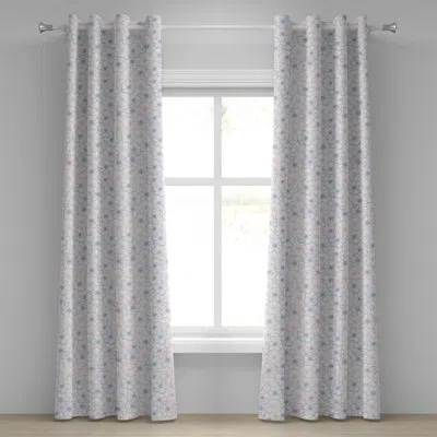 Ambesonne Sateen Blackout Grommet Curtain Panel