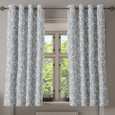 Ambesonne Sateen Semi-sheer Pair