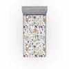 Ambesonne Science Fitted Sheet 2-pack Science Laboratory Multicolor