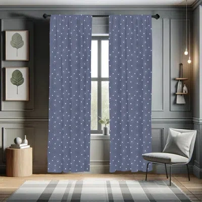 Ambesonne Semi-sheer Rod Pocket Curtain Panels