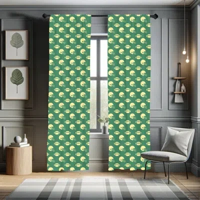 Ambesonne Semi-sheer Rod Pocket Sliding Panel