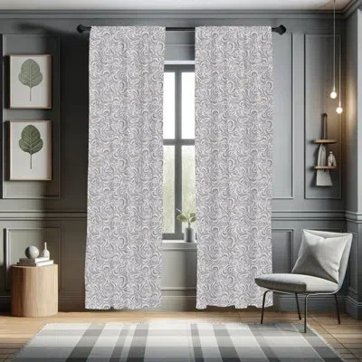 Ambesonne Semi-sheer Rod Pocket Sliding Panel