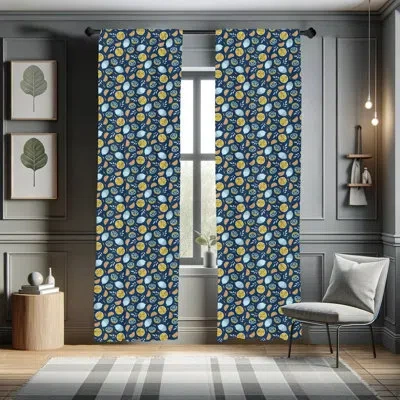 Ambesonne Semi-sheer Rod Pocket Sliding Panel